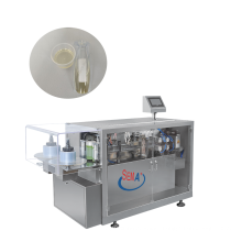 plastic ampoule forming ,liquid filling ,single cutting machine